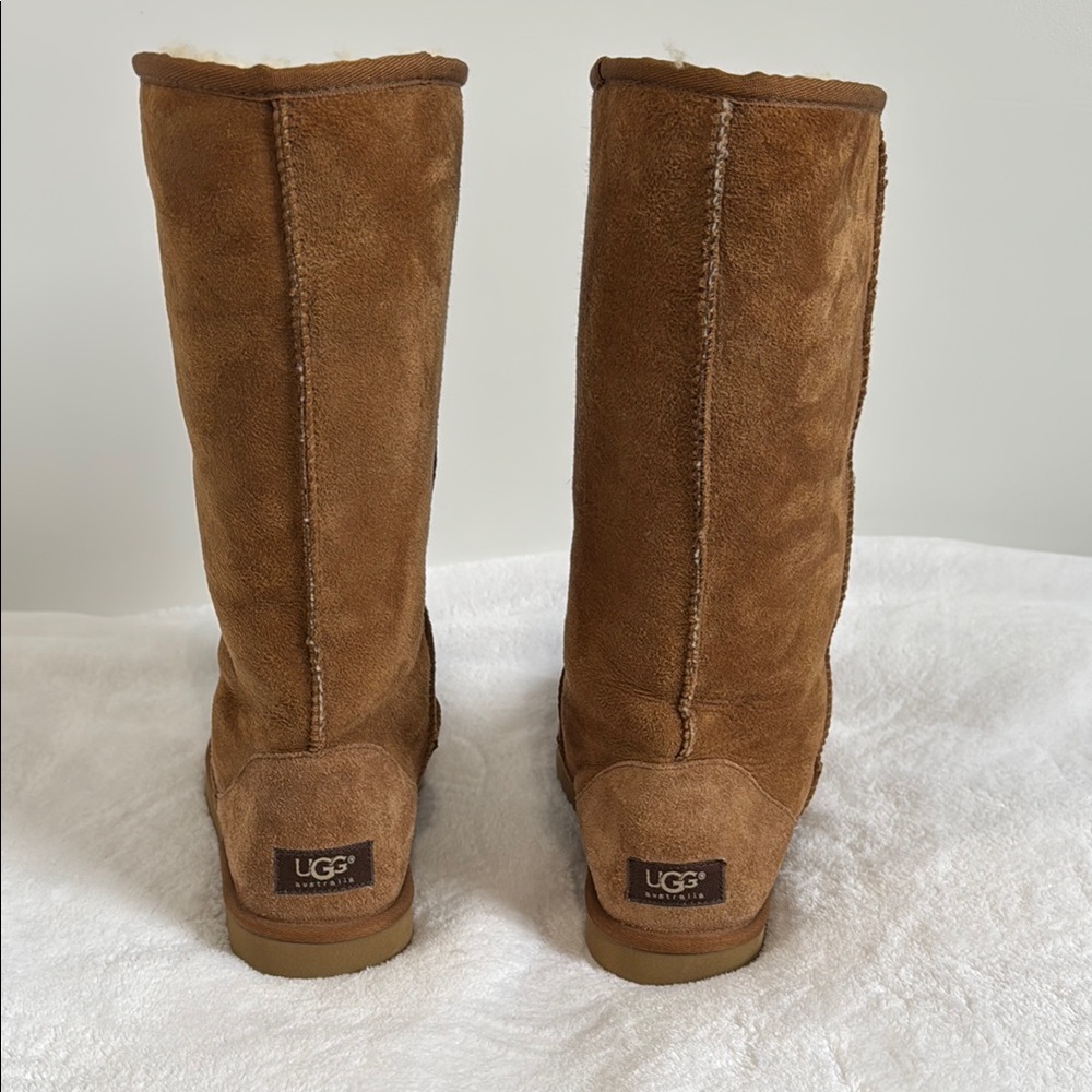 UGG Classic Tall Boots | Chestnut | Shearling Lined - Picture 3 of 16